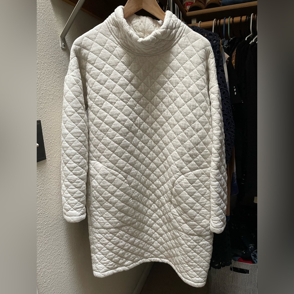 Orvis Quilted Sweater Dress.